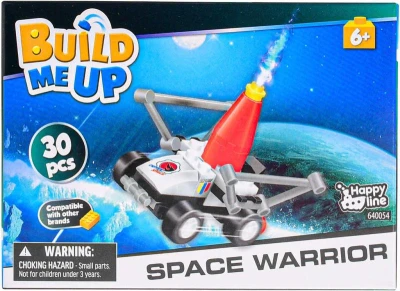 Stavebnice BuildMeUP Space Warrior 30-35 dílků 4 druhy plast