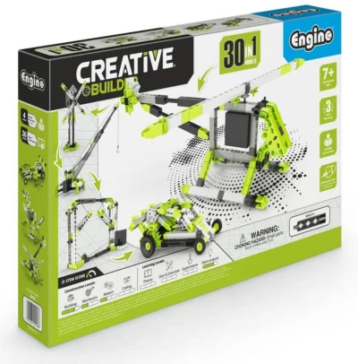 (stavebnice) Engino Creative Builder 30 modelů 120 dílků na baterie 30v1