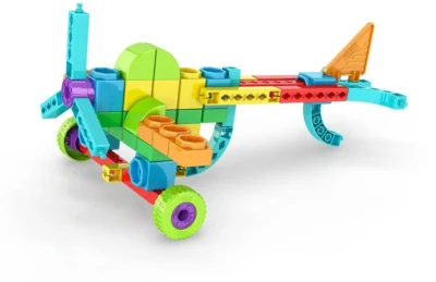 (stavebnice) Engino Qboidz Traktor 10 modelů 81 dílků skládačka 10v1
