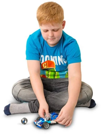 Stavebnice LiNooS Auto sportovní zpětný chod 207 dílků plast
