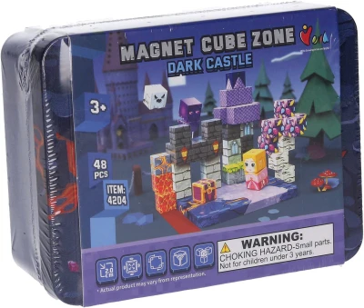 Stavebnice Magnet Cube Zone Tajemný hrad 48 dílků magnetická