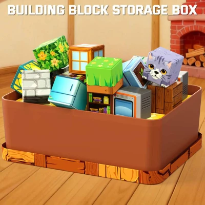 Stavebnice Magnet Cube Zone Život ve srubu 48 dílků magnetická