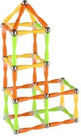 Stavebnice magnetická 148 dílků skládačka 3D plast/kov v krabici