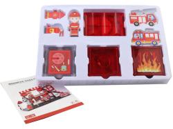 Stavebnice magnetická požárníci (hasiči)