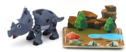 Stavebnice magnetická Triceratops 3D