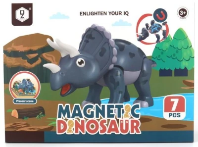 Magnetická stavebnica Triceratops 3D