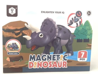 Magnetická stavebnica Triceratops 3D