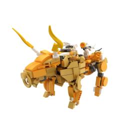 Stavebnice bojový robot 2V1 plast 344 dílků