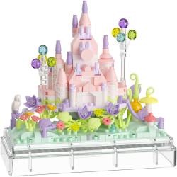 Stavebnice mini KOCO Letní hrad 412 dílků v průhledném boxu plast