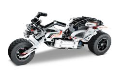 Stavebnice motorka na zpětné natažení 198 dílků