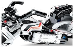 Stavebnice motorka na zpětné natažení 198 dílků