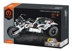 Stavebnice motorka na zpětné natažení 198 dílků