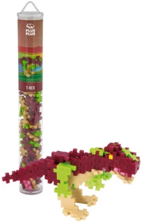 (stavebnice) Plus-Plus Dino T-Rex 2D/3D set 100 dílků v tubě plast (stavebnice) Plus-Plus Dino T-Rex 2D/3D set 100 dílků v tubě plast