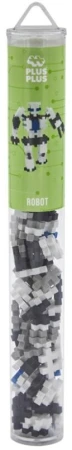 (stavebnice) Plus-Plus Robot 2D/3D set 100 dílků v tubě plast
