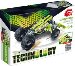 Stavebnice Technology auto formule zelená 101 dílků konstrukční plast
