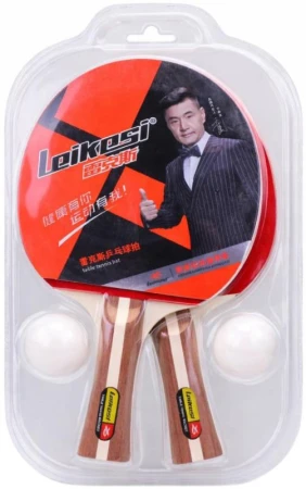 Stolní tenis set 2 pálky se 2 míčky na ping pong Stolní tenis set 2 pálky se 2 míčky na ping pong