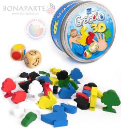 STRAGOO Hra Grabolo 3D (voděodolné karty H2O) (společenská hra)