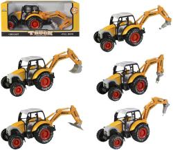 Stroj stavební 24cm bagr kovový zpětný chod 5 druhů v krabici Stroj stavební 24cm bagr kovový zpětný chod 5 druhů v krabici