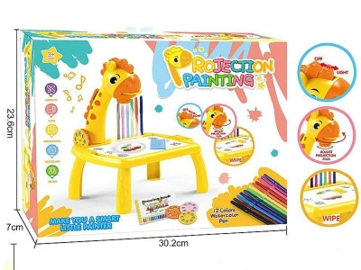 Stůl projektor na kreslení na baterie Stůl projektor na kreslení na baterie