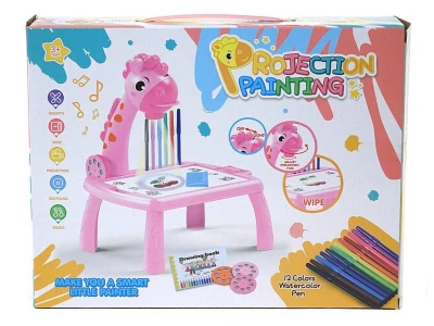 Stůl projektor na kreslení na baterie