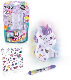 Style4Ever Figurka Mini Deco set se samolepkami na baterie Světlo 12 druhů