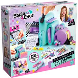 Style4Ever kreativní studio 3v1 pro vytvoření scrapbooku se samolepkami Style4Ever kreativní studio 3v1 pro vytvoření scrapbooku se samolepkami