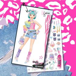 Style4Ever Návrhářská sada s podsvícenou podložkou s nabíjením přes USB-C