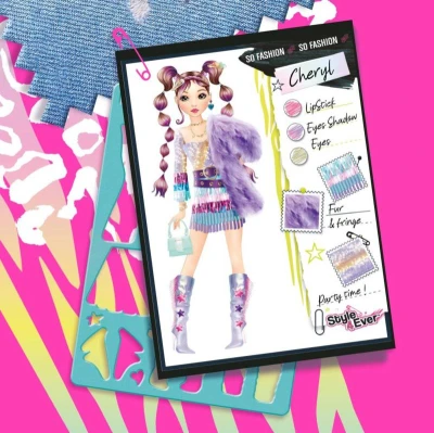 Style4Ever Návrhářské dětské módní studio Light-up na baterie Světlo