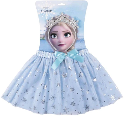 Sukňa detská tutu s doplnkami Frozen (Ľadové kráľovstvo) set s čelenkou