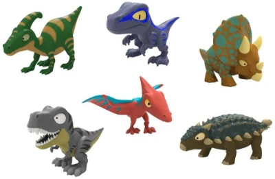 Šumivá bomba do vany s figurkou dinosaurus do vody s překvapením