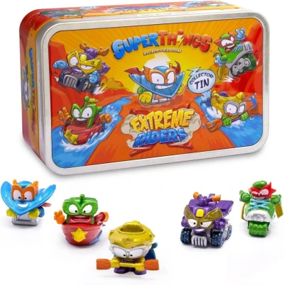 Superthings Extreme Rides Collector Tin set 5 figurek v plechovce Superthings Extreme Rides Collector Tin set 5 figurek v plechovce