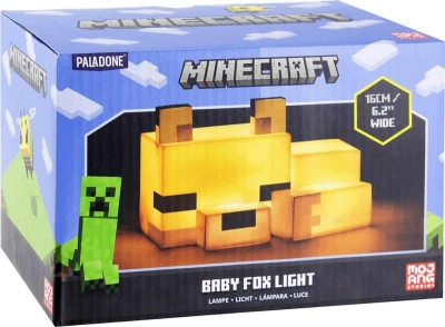 Světlo Liška (Minecraft) dekorativní lampička na baterie pro děti Světlo