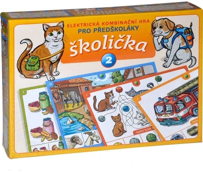 Svoboda VOLTÍK Hra Školička 2 elektronická vědomostní na baterie Světlo