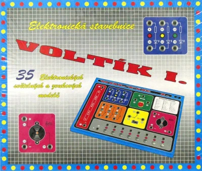 Svoboda VOLTÍK I. Elektronická stavebnice 35 modelů na baterie Světlo Zvuk Svoboda VOLTÍK I. Elektronická stavebnice 35 modelů na baterie Světlo Zvuk