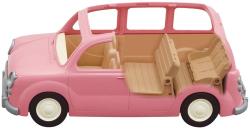 Sylvanian Families Auto Van růžové s nosičem herní set s doplňky plast