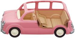 Sylvanian Families Auto Van růžové s nosičem herní set s doplňky plast