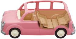 Sylvanian Families Auto Van růžové s nosičem herní set s doplňky plast