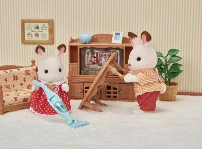 Sylvanian Families automatická pračka + vysavač s doplňky k herním sadám
