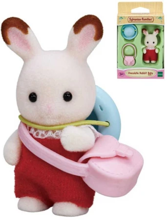 Sylvanian Families Chocolate baby králíček Creme set s doplňky v krabici Sylvanian Families Chocolate baby králíček Creme set s doplňky v krabici