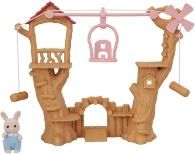 Sylvanian Families dětské lanový park s figurkou králíka doplněk k herním sadám