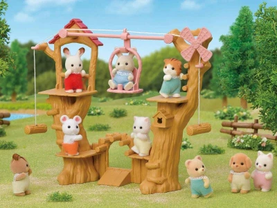 Sylvanian Families dětské lanový park s figurkou králíka doplněk k herním sadám