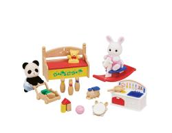 Sylvanian Families Dětský pokoj Panda Roy a králíček Sophie