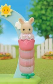 Sylvanian Families duhové houpačky set s figurkou králíka doplněk k herním sadám