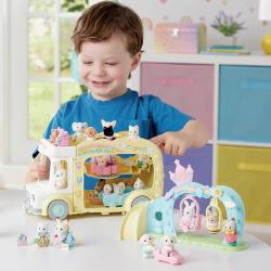 Sylvanian Families duhové houpačky set s figurkou králíka doplněk k herním sadám