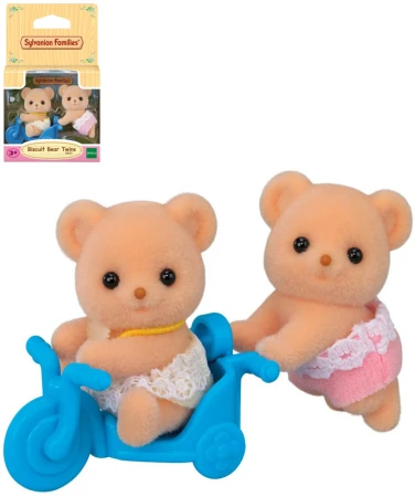 Sylvanian Families dvojčata sušenkoví medvídci set 2 figurky s motorkou Sylvanian Families dvojčata sušenkoví medvídci set 2 figurky s motorkou