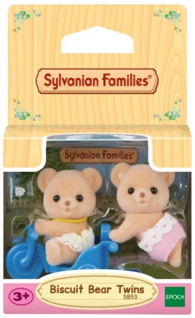 Sylvanian Families dvojčata sušenkoví medvídci set 2 figurky s motorkou