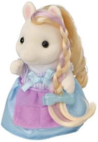 Sylvanian Families Kadeřnictví herní set poník Serafina s vlasy a doplňky