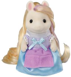 Sylvanian Families Kadeřnictví herní set poník Serafina s vlasy a doplňky