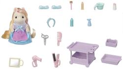 Sylvanian Families Kadeřnictví herní set poník Serafina s vlasy a doplňky