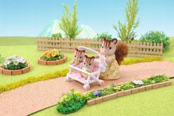 Sylvanian Families kočárek pro dvojčata doplněk k herním sadám